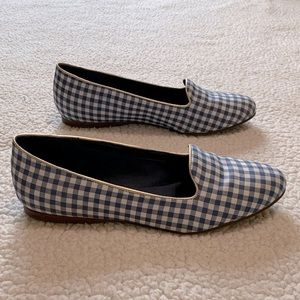 Jack Rogers Reese Blue Gingham Loafers